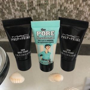 NEW! 5 MAC/Benefit/Laura Mercier Travel Primers